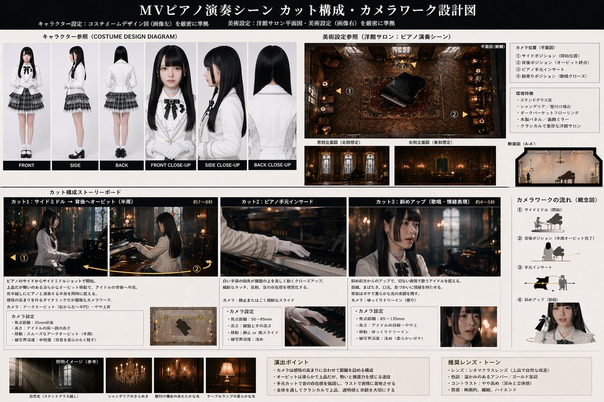 Music Video Production Storyboard Blueprint