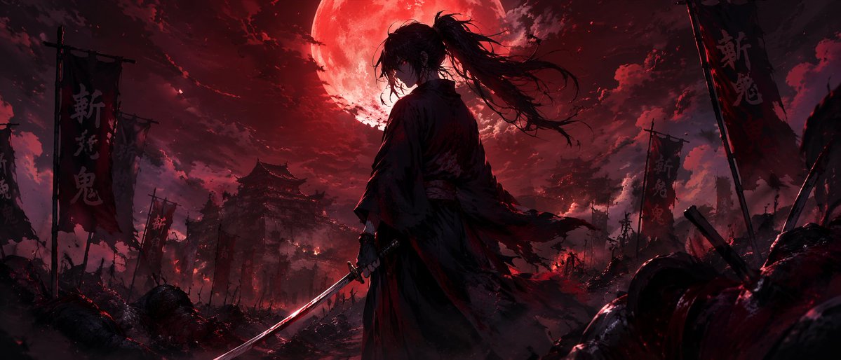 Campo de Batalla Samurai de Fantasía Oscura