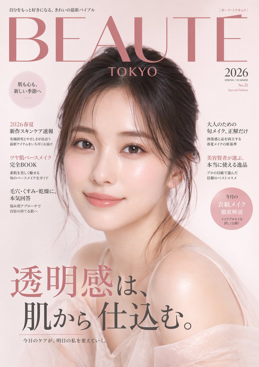 Portada de Revista de Belleza Japonesa (1/2)