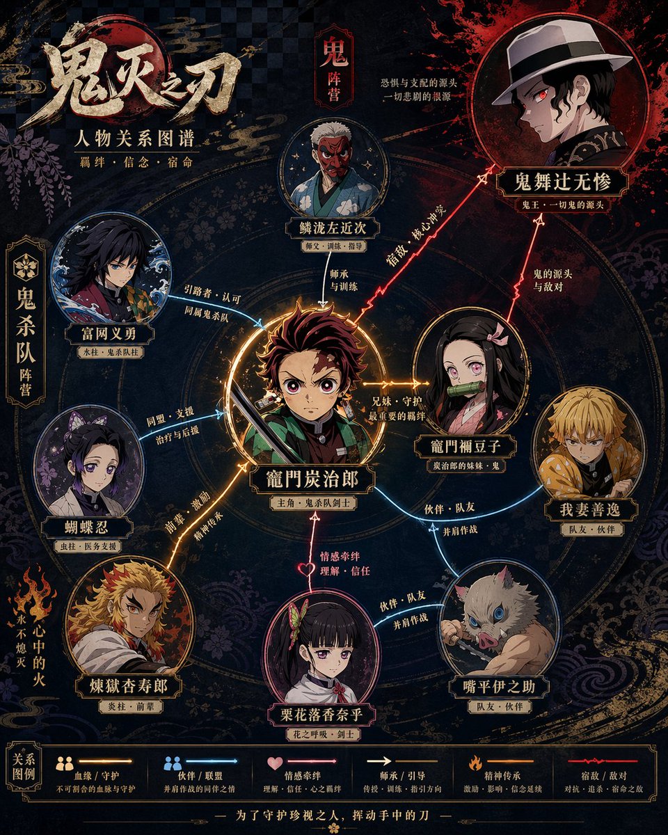 Generatore Poster Diagramma Relazioni Personaggi (1/4)