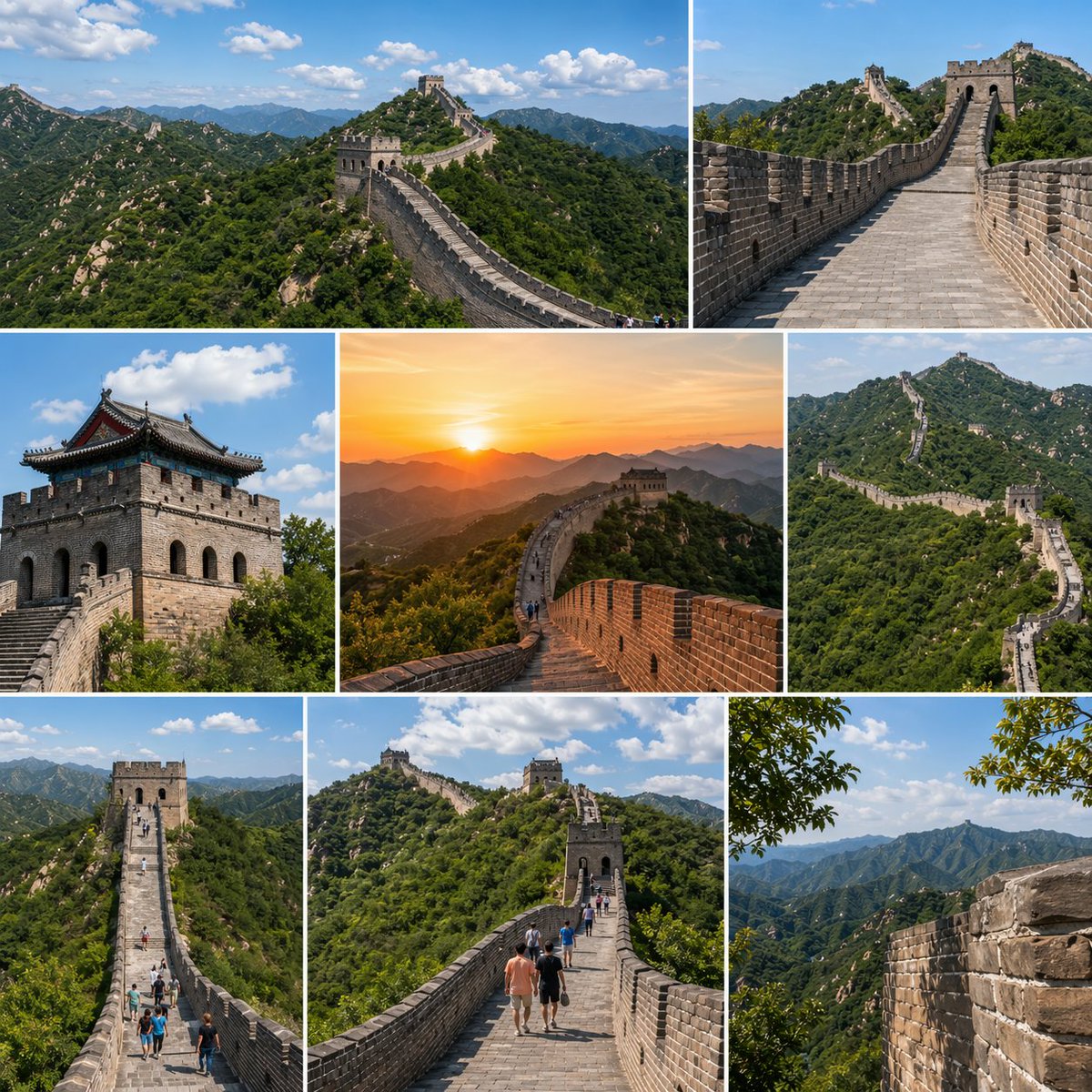 Great Wall Travel Collage