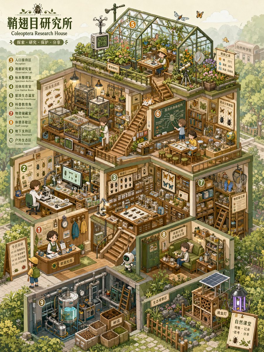 Isometric Micro-World Cross-Section Archive (1/4)
