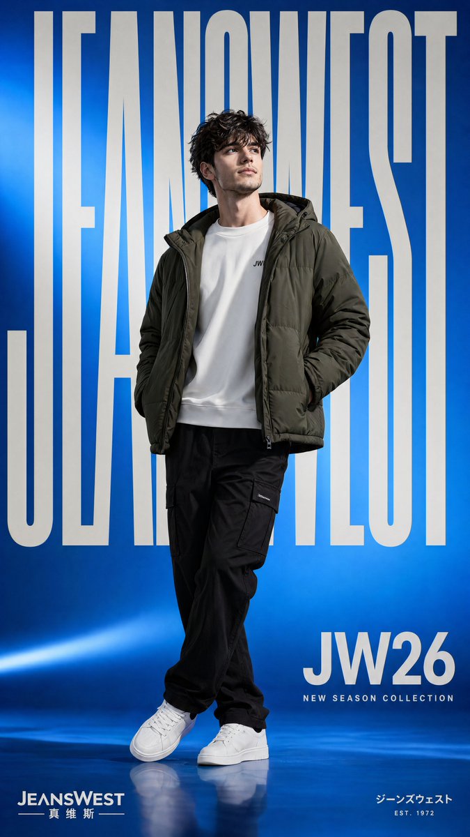 Streetwear-Modekampagnen-Poster