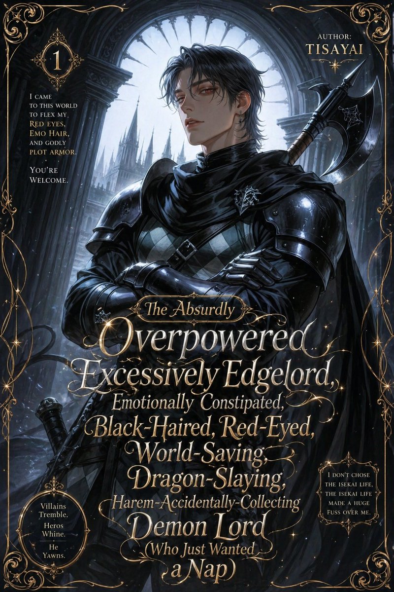 Parodie Isekai Edgelord Roman-Cover