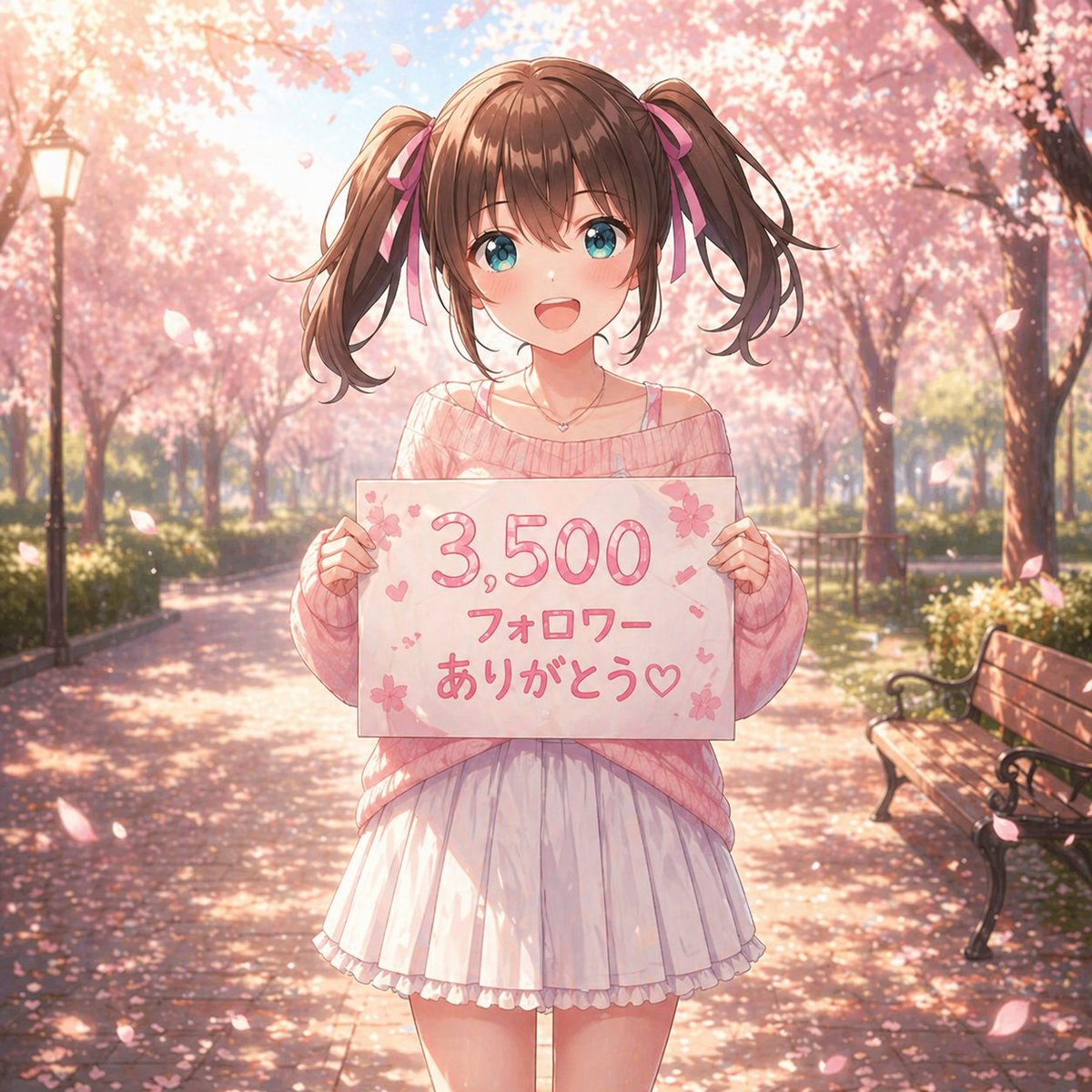Retrato de Agradecimiento Anime Sakura