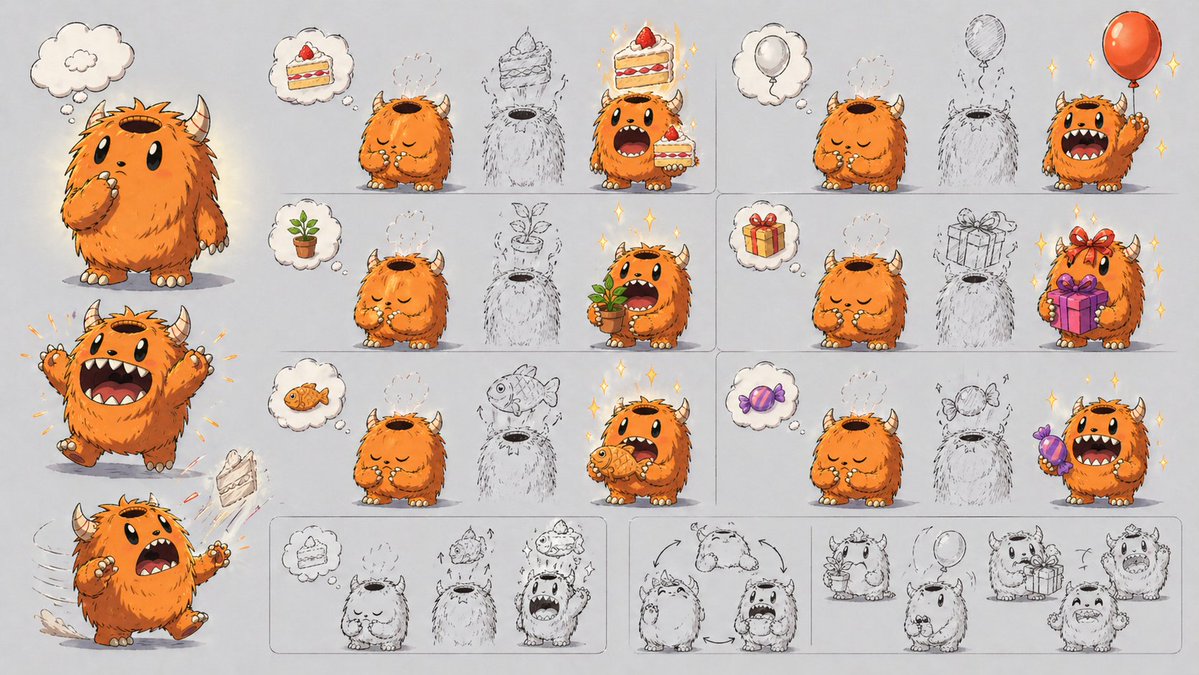 Scheda Design Abilità Mostro Carino