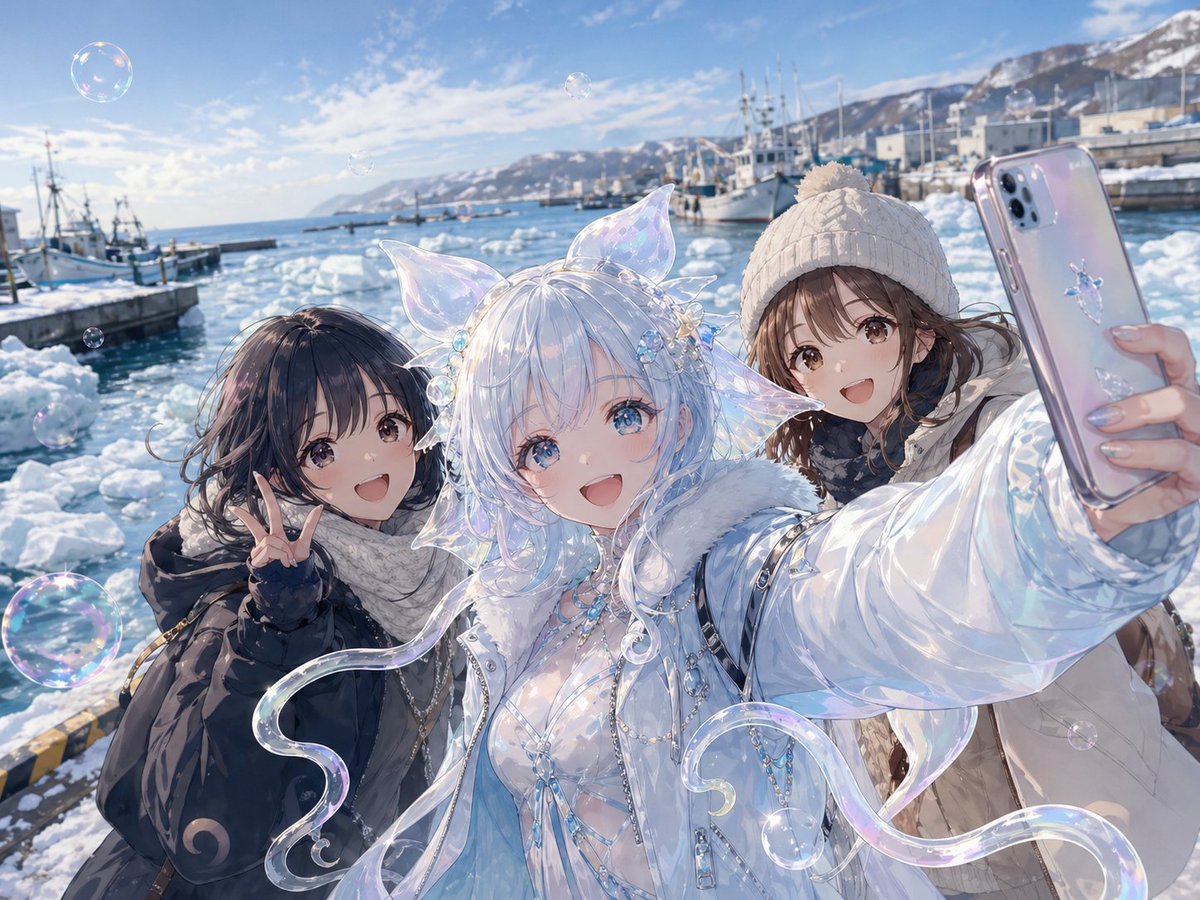 Shiretoko Baloncuk Clione Selfie