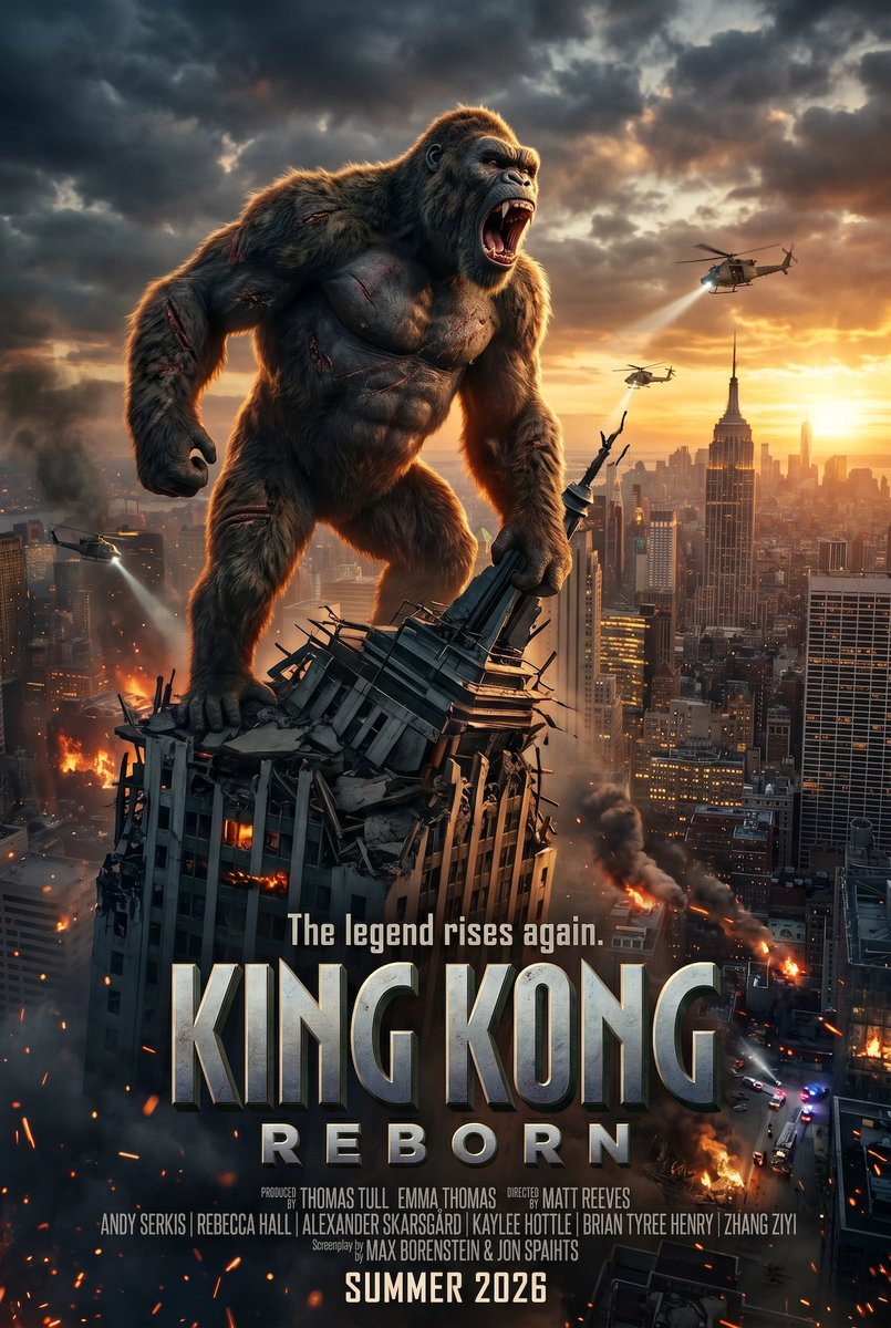 King Kong Reborn Movie Poster (1/2)