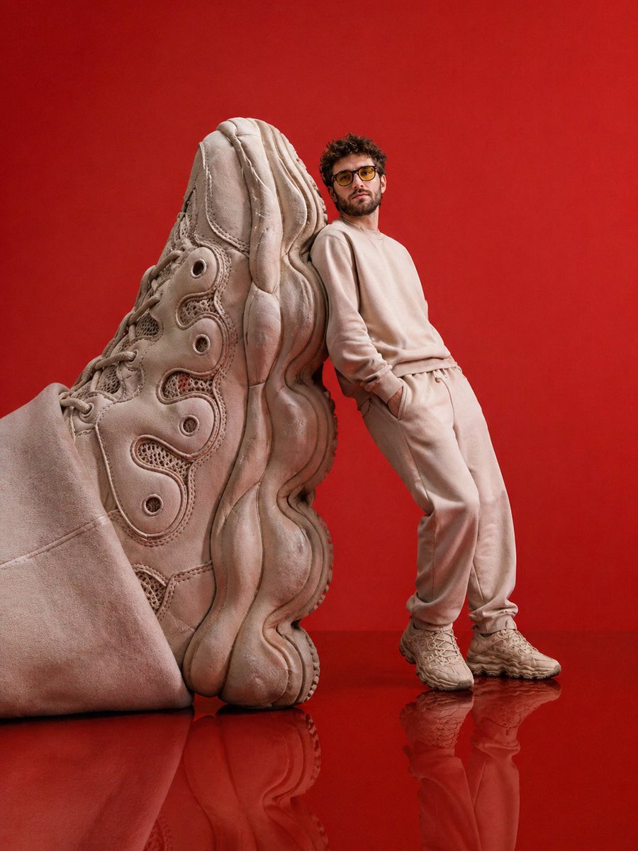 Editorial de Luxo de Tênis Streetwear