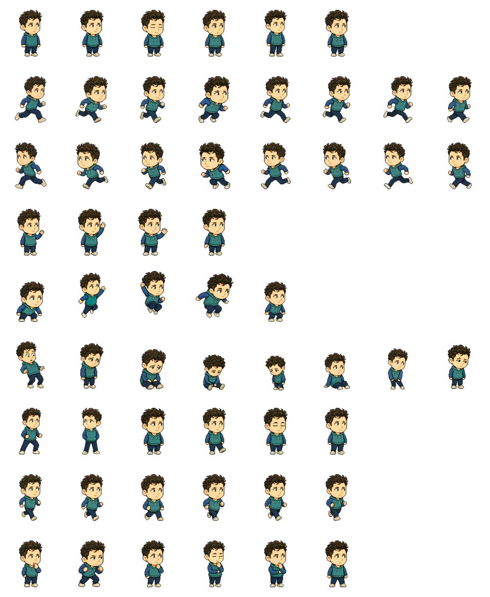 Hoja de Sprites Chibi de Sammy
