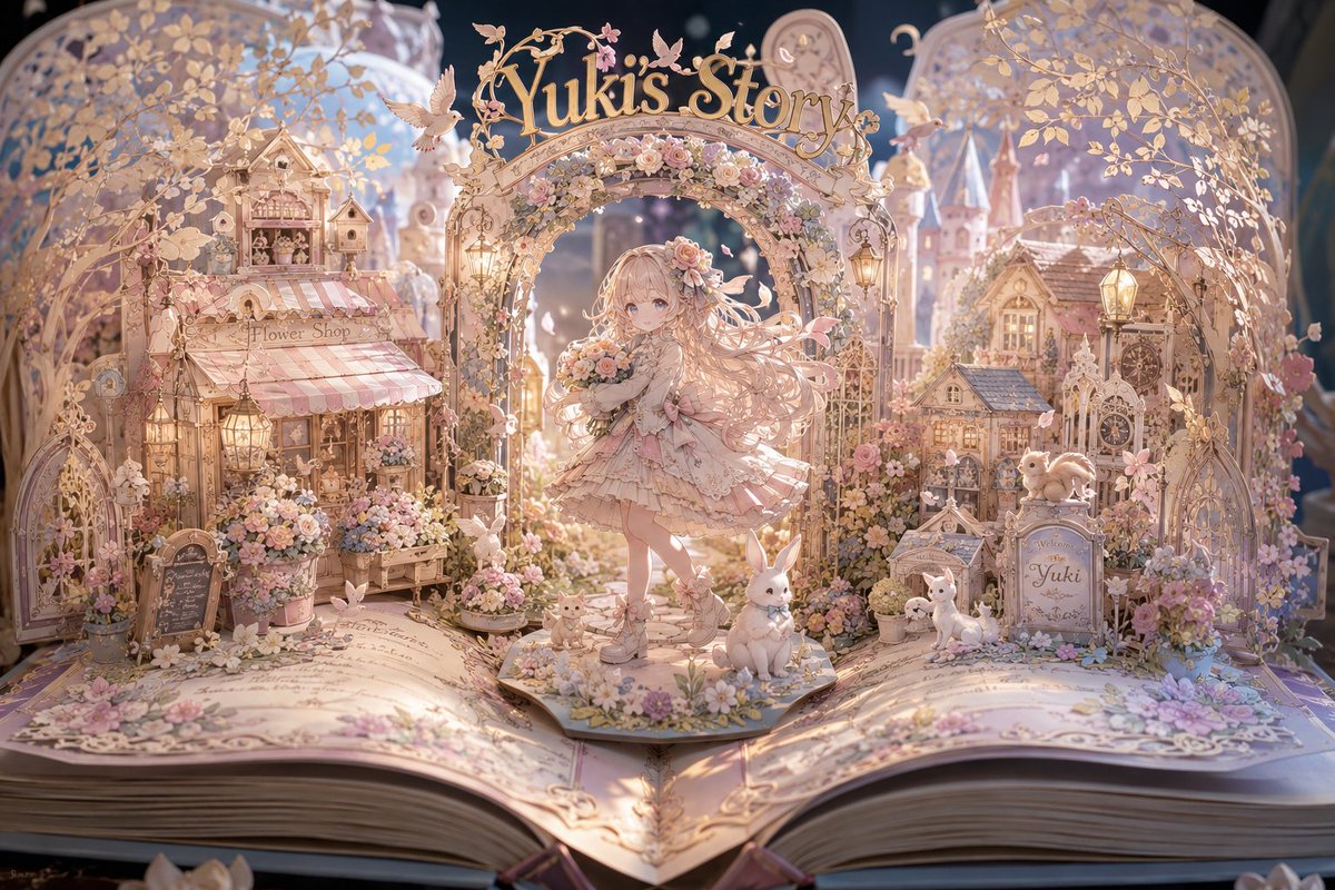 Libro Pop-Up Mágico de Yuki