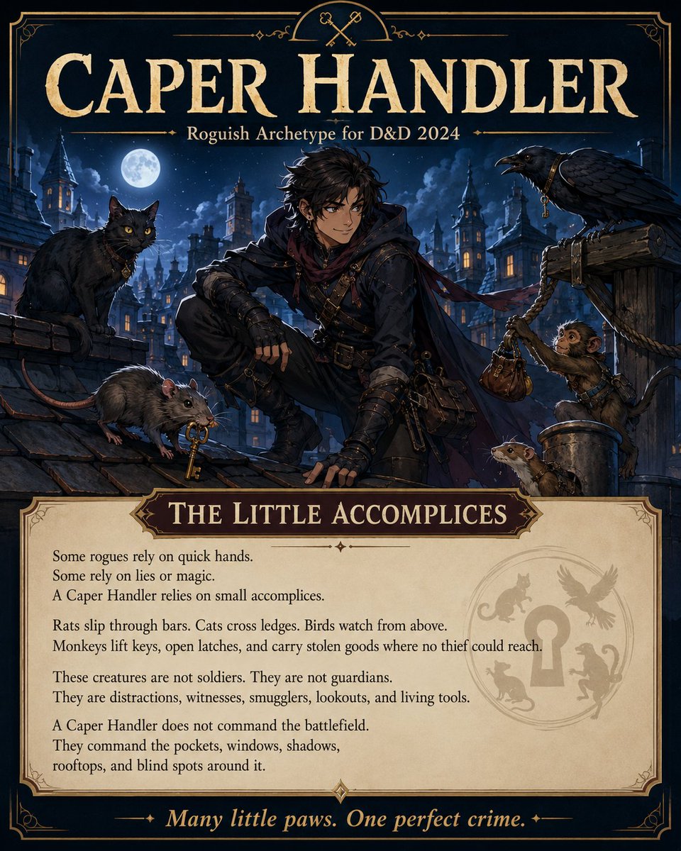 Caper Handler Rogue Poster (1/4)