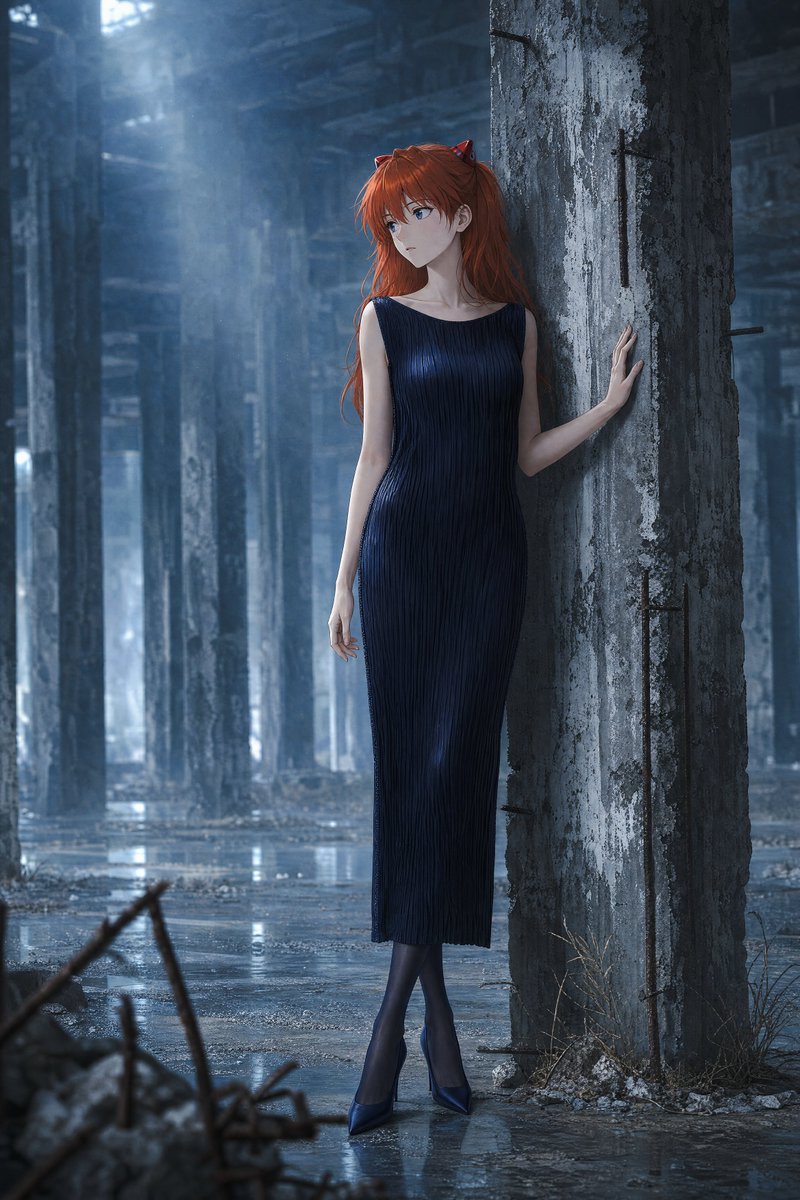 Gece Mavisi Asuka Moda Portresi