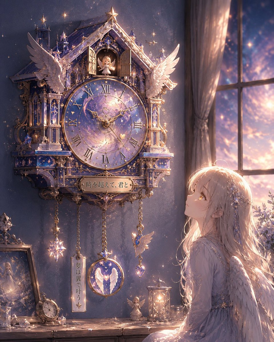 Prompt de transformation illustration en horloge (1/4)