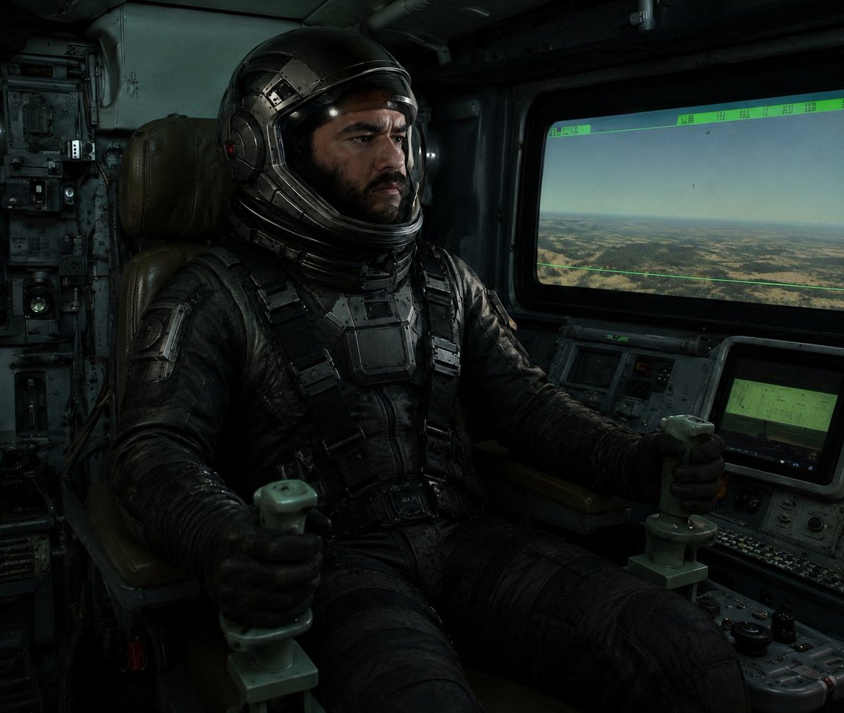 Cinematic Astronaut Cockpit Scene (1/2)