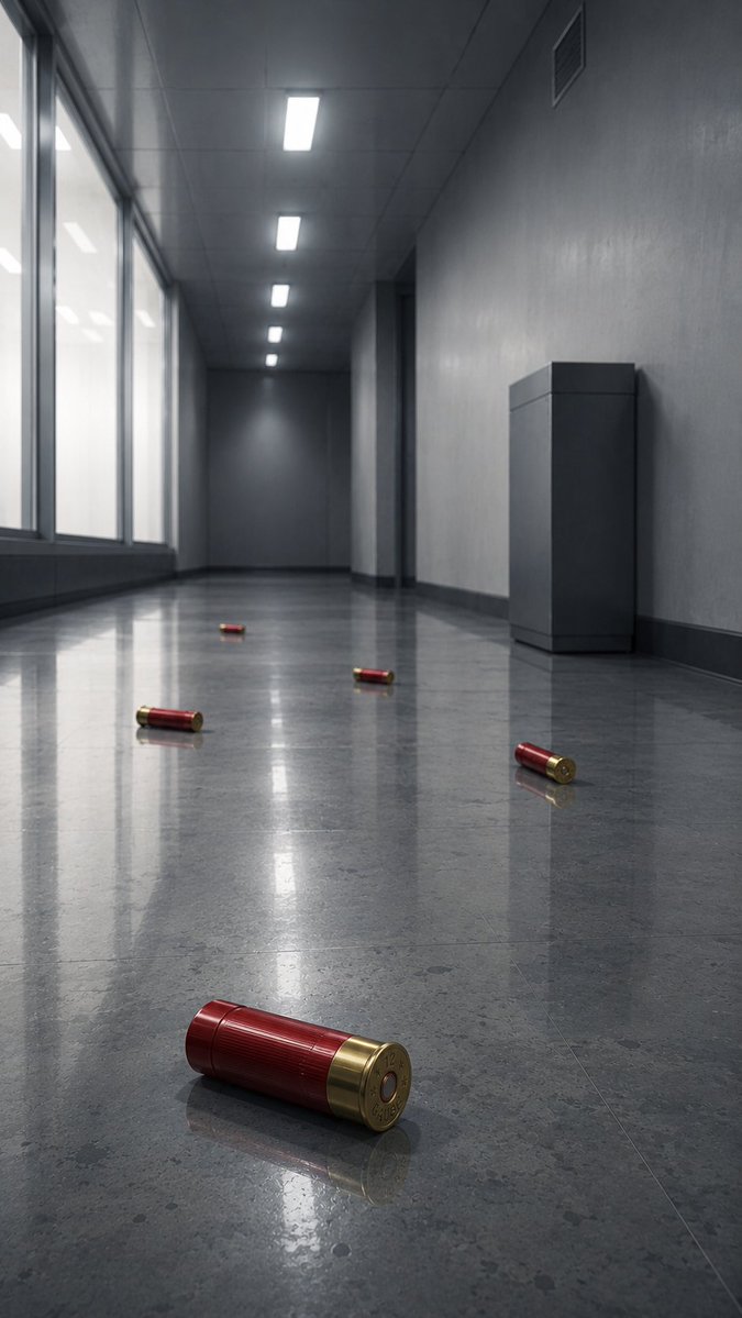 Empty Corridor with Shotgun Shells (1/2)