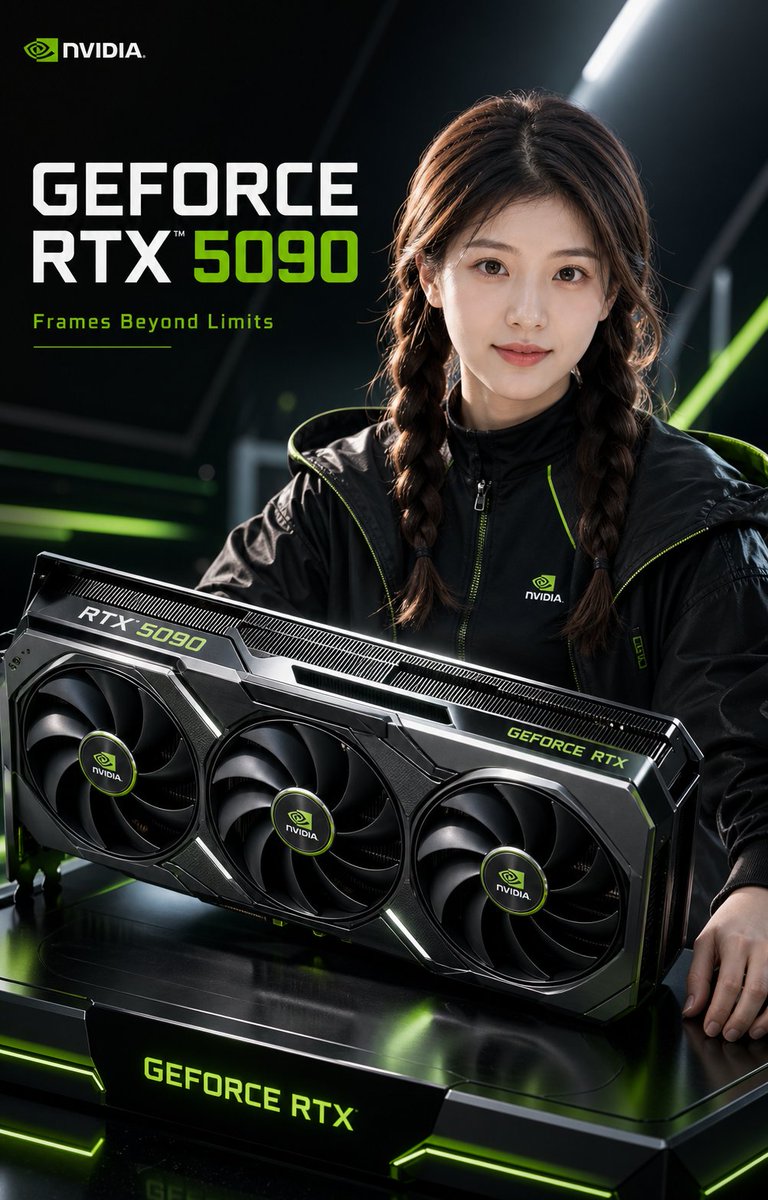 Pôster de Anúncio NVIDIA RTX 5090