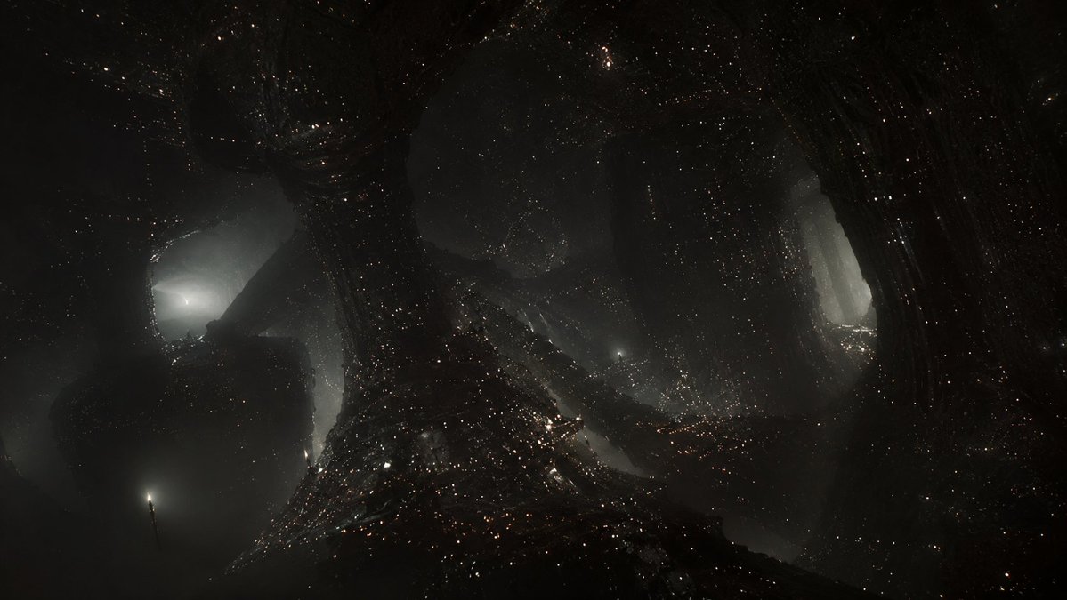 Dark Alien Megastructure Cavern (1/4)