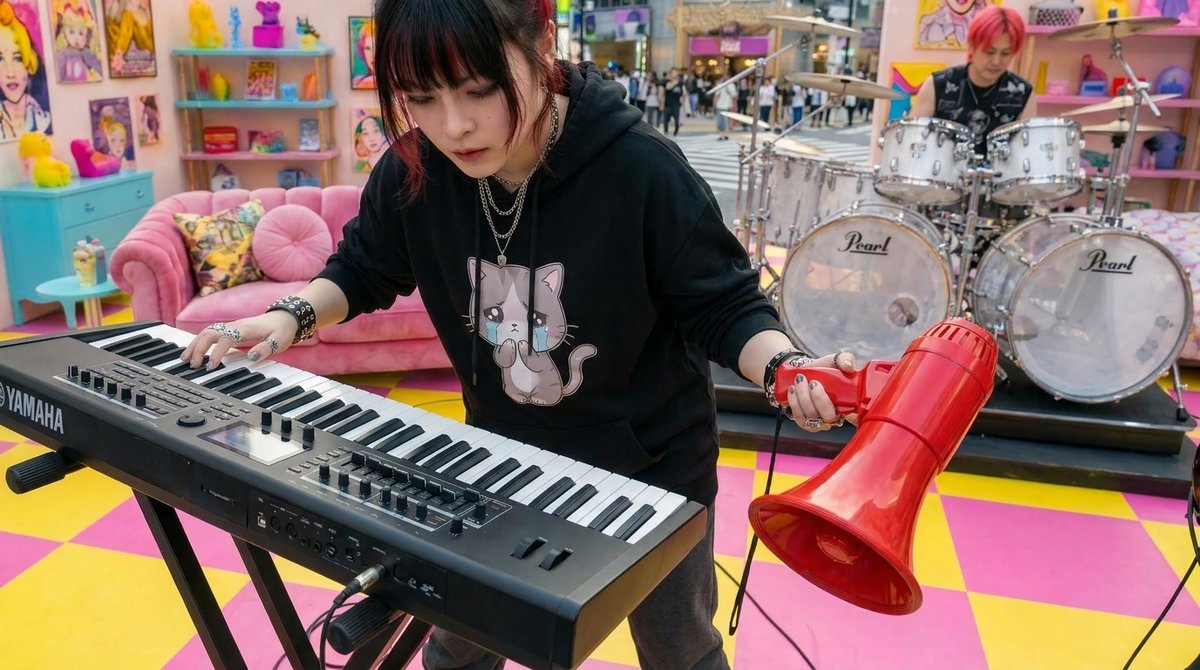 Kawaii Punk Band Studio Scene (1/4)