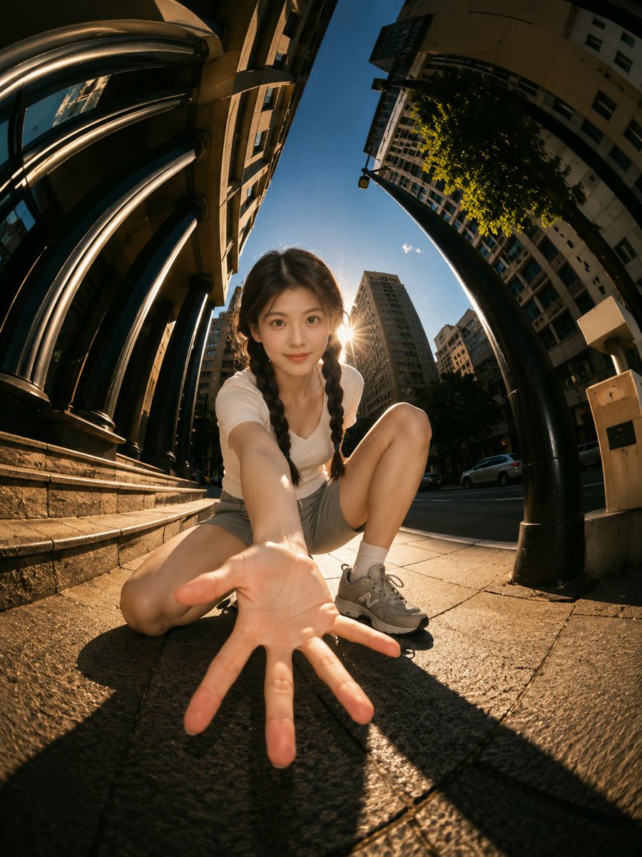 Ritratto Urbano Cinematografico Fisheye