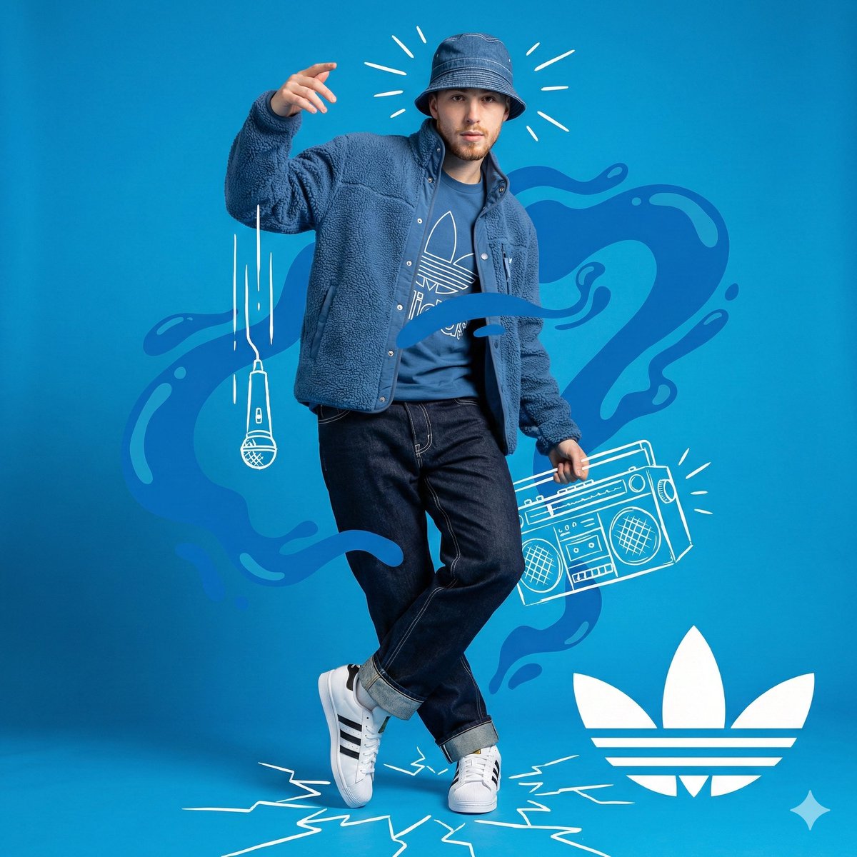 Póster de Streetwear de Técnica Mixta (1/2)