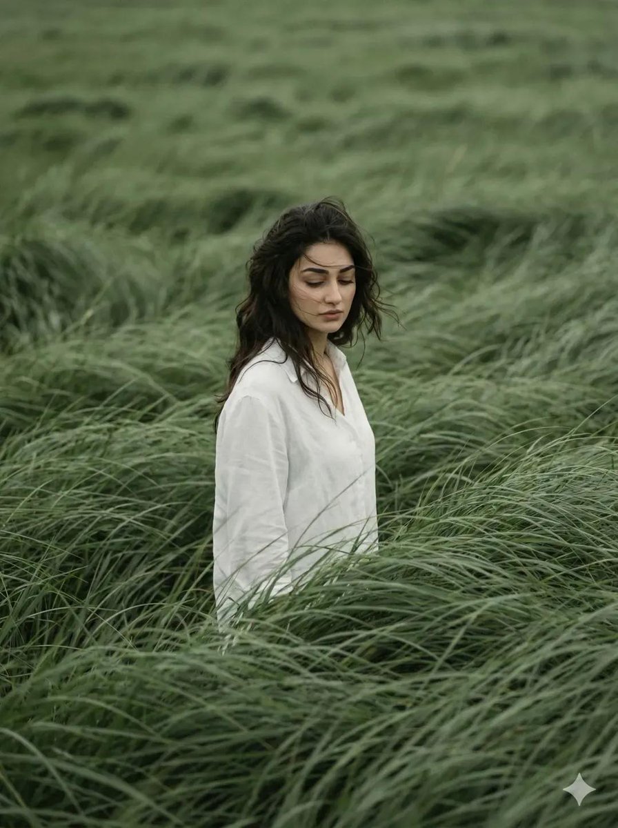 Cinematic Meadow Editorial Portrait (1/2)