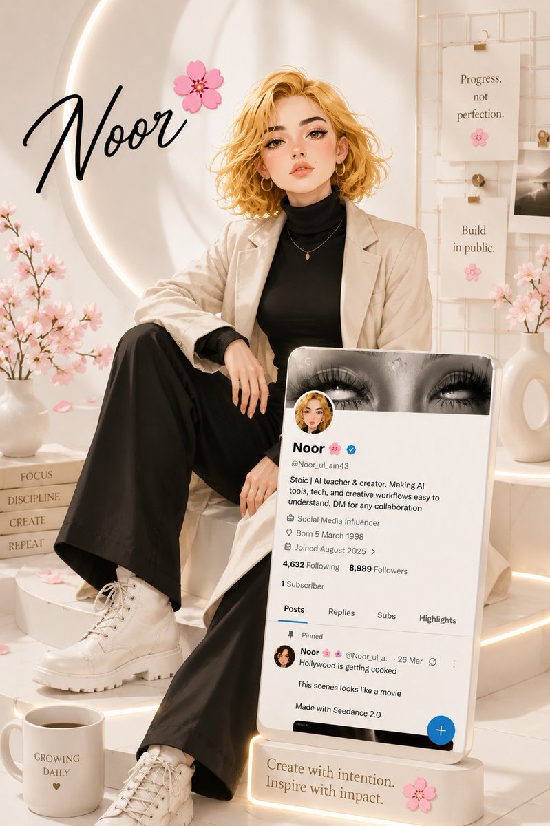 Póster de Marca de Influencer de Lujo