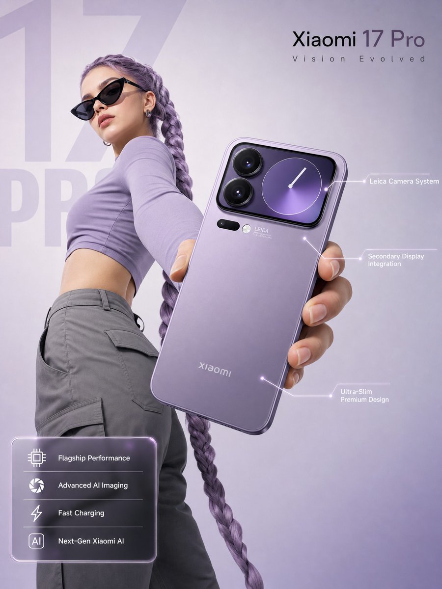 Premium Lavendel Smartphone Werbung