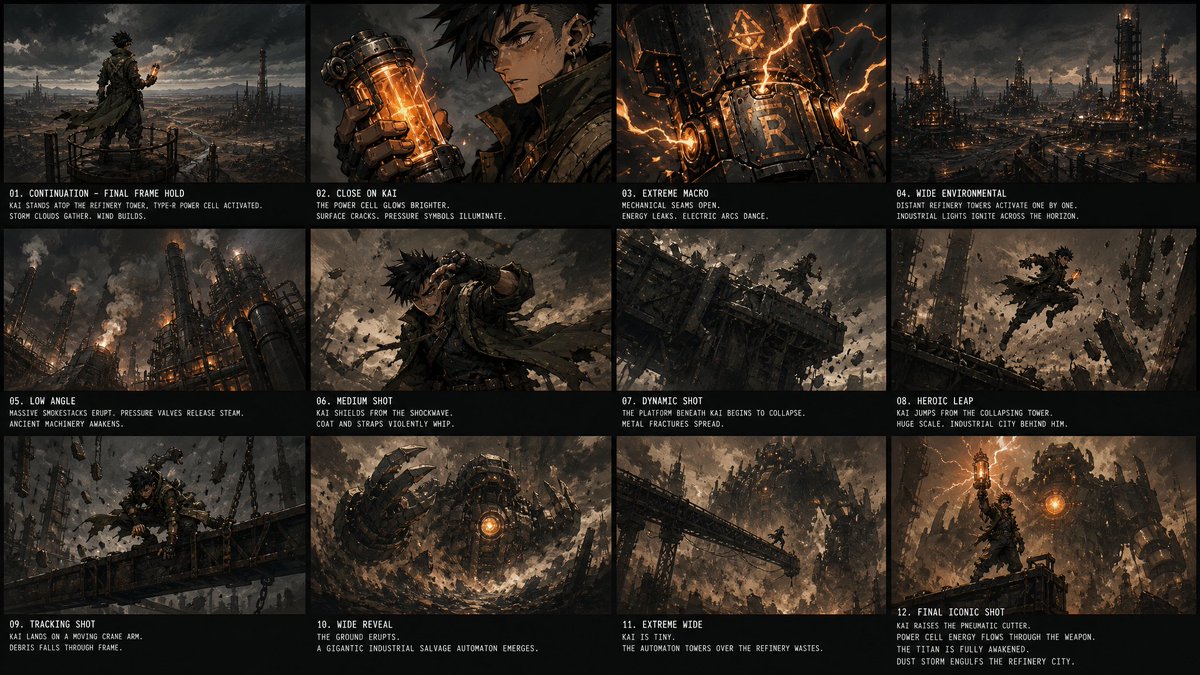 Storyboard Kai Industrial Titan