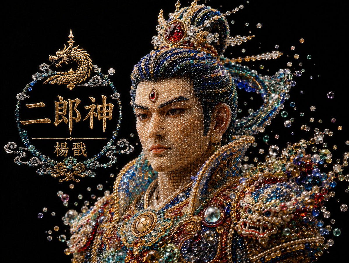 Busto de Erlang Shen Perlado