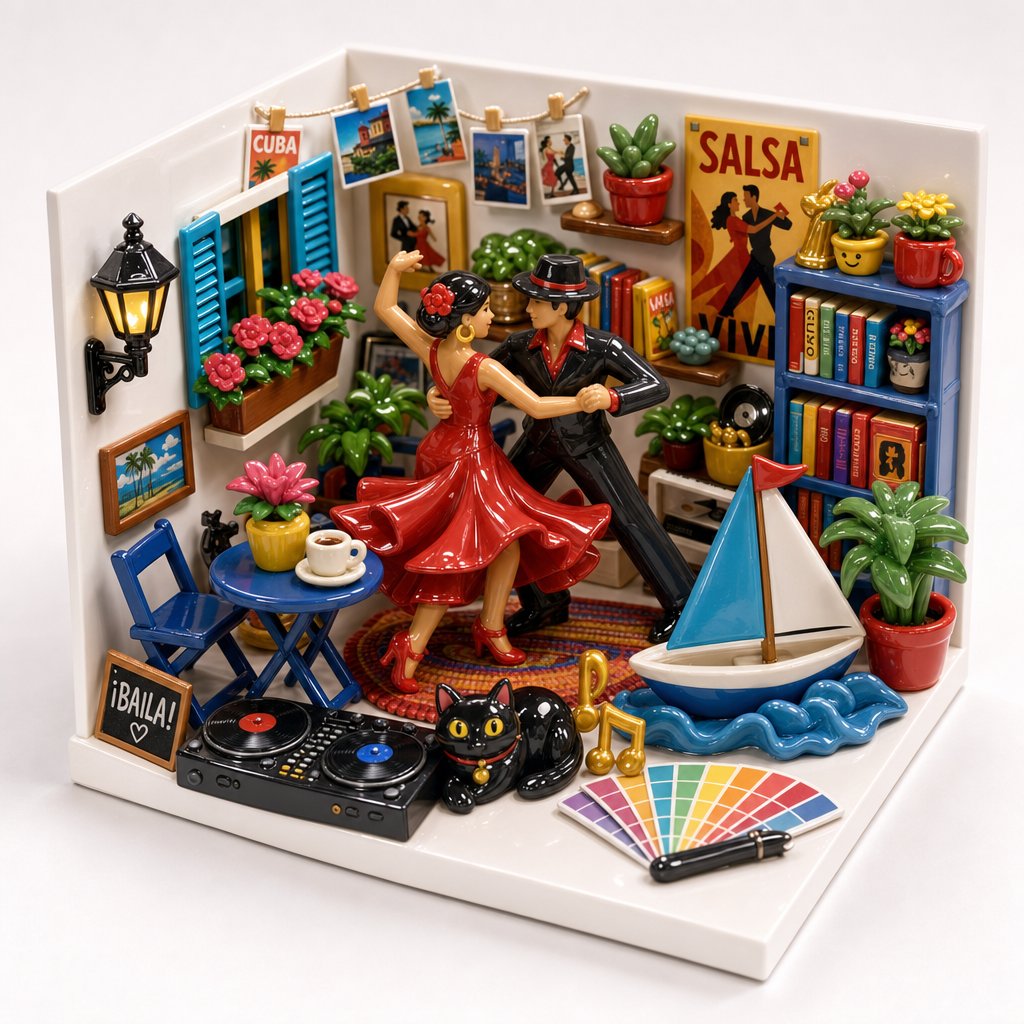 Miniatura de Jardim de Caixa de Salsa Diorama