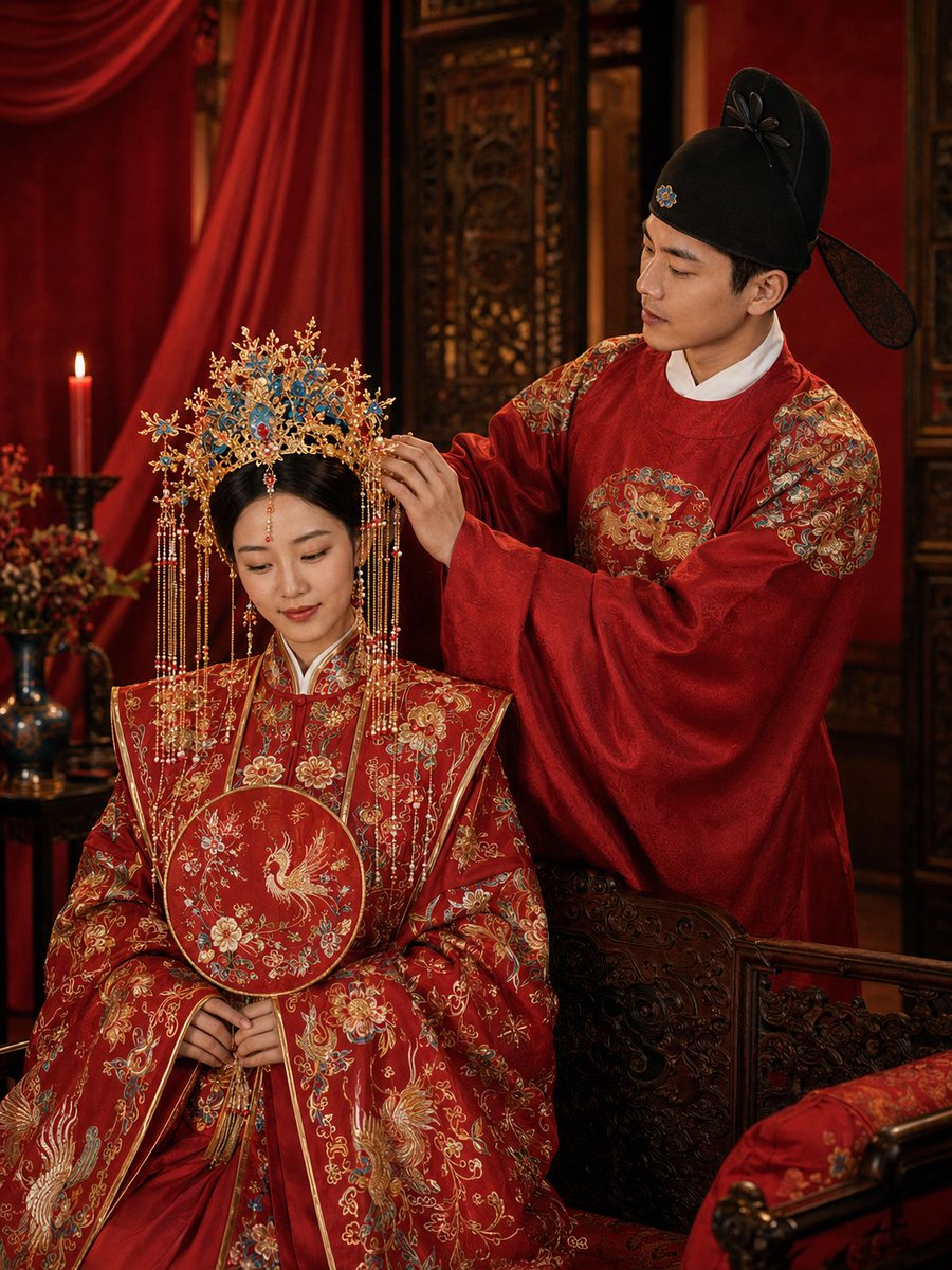 Ming Dynasty Hanfu Wedding Portraits (1/4)