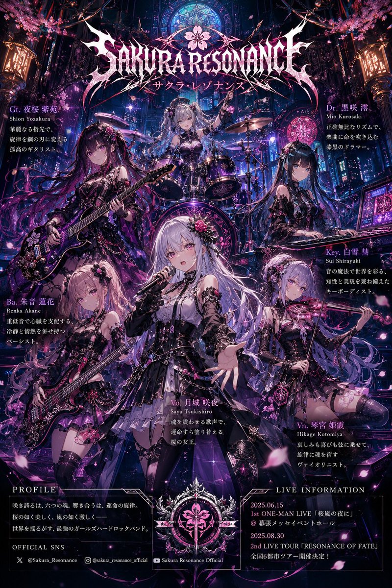 Poster Band Rock Anime