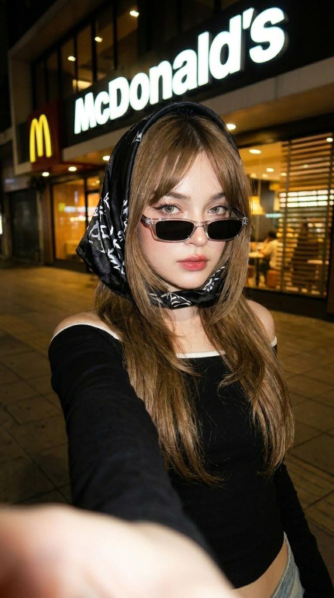 Selfie Mode Nocturne dans la Rue