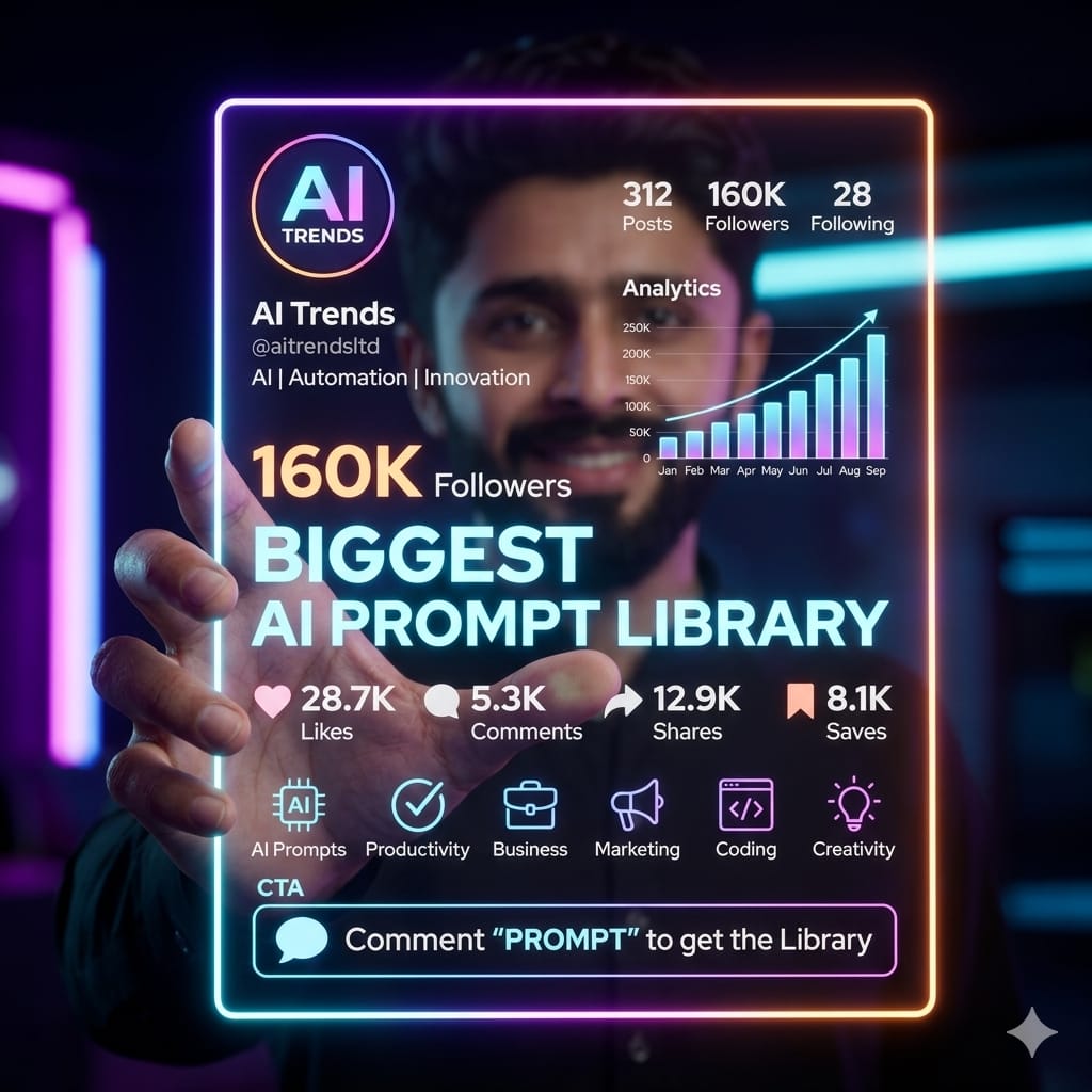 Potret Promo Holografik Pencipta AI