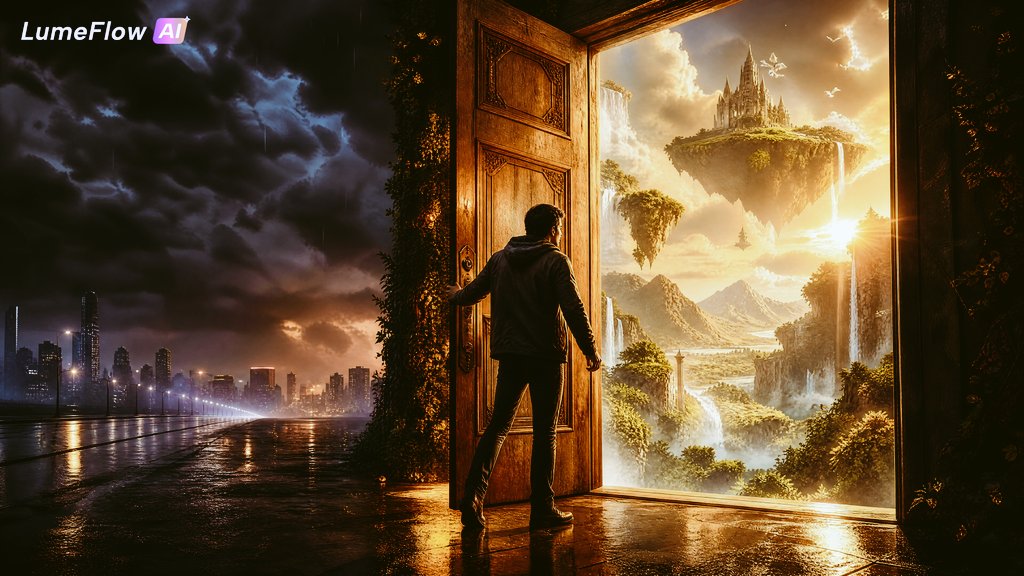 The Door to Another Life Surreal Fantasy Art (1/2)
