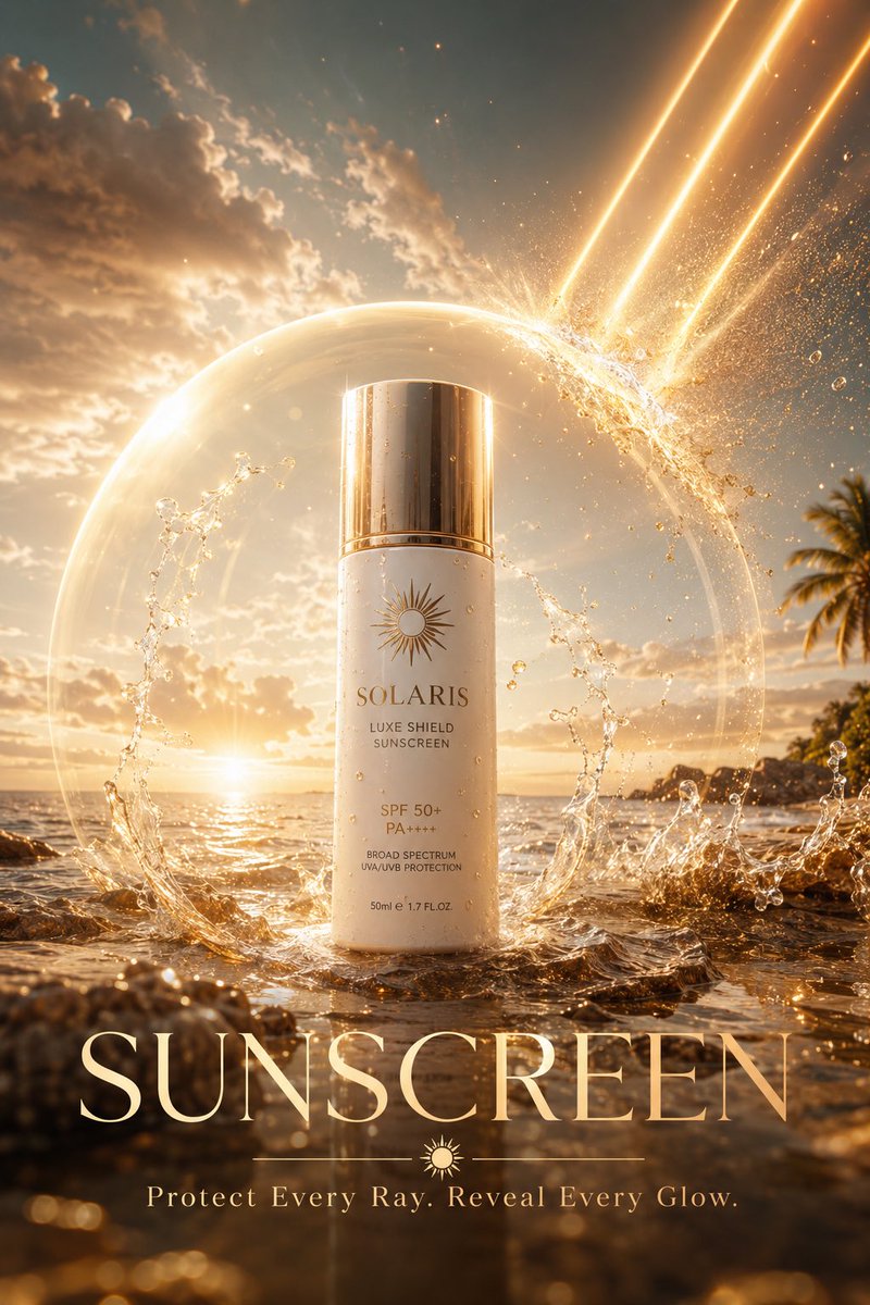 Campagna Pubblicitaria Lusso Skincare Solare (1/2)