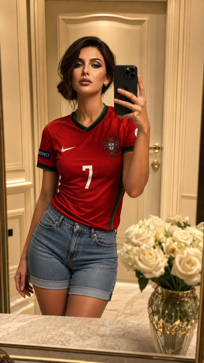 Selfie miroir de luxe maillot de football (1/2)