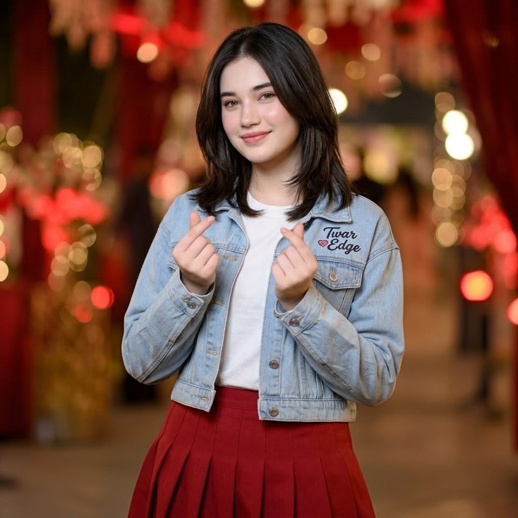 Ritratto Festivo Streetwear Denim