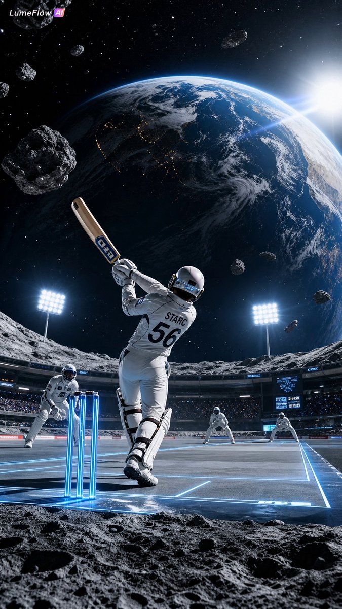 Futuristic Space Cricket Match (1/2)