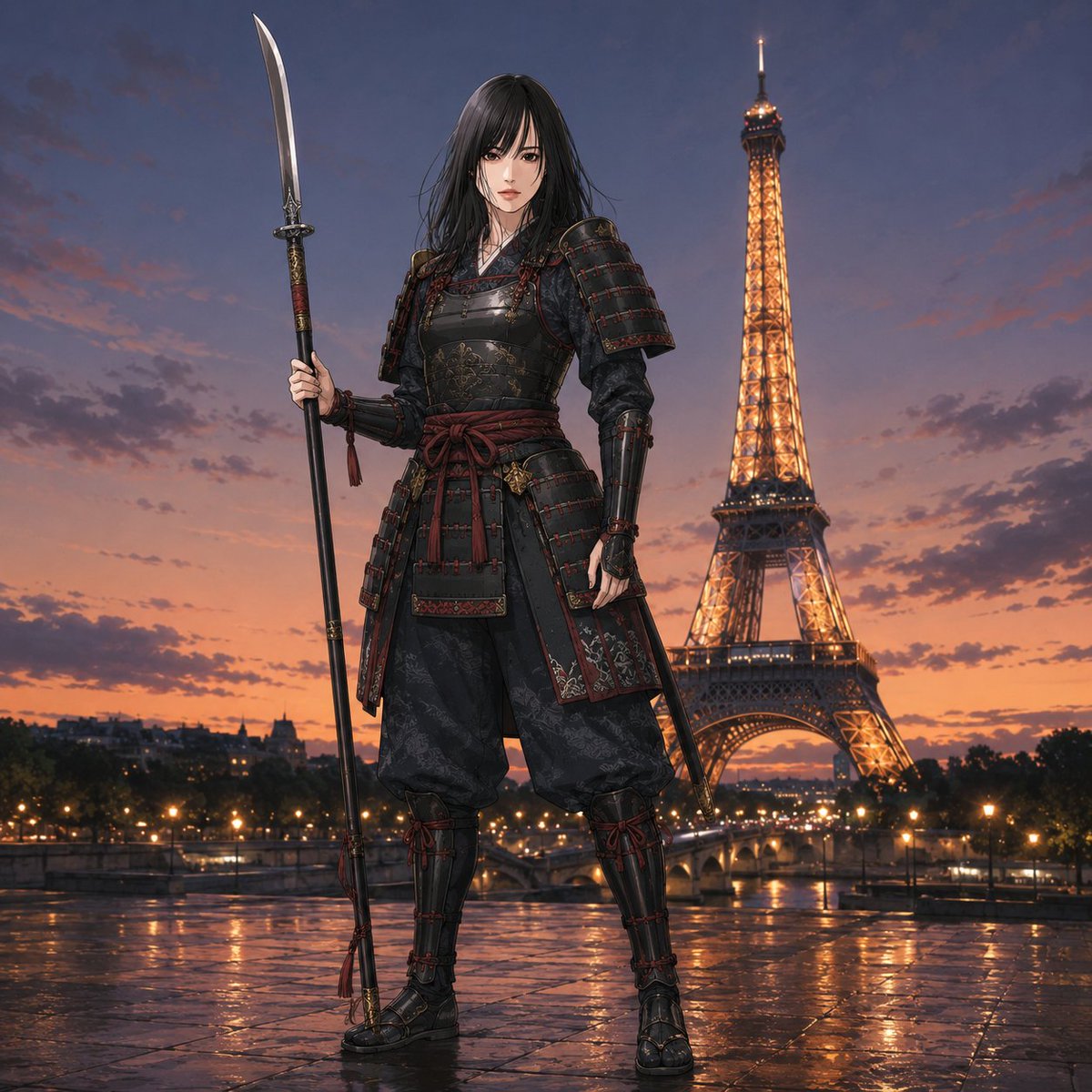 Generator Potret Landmark Cosplay Samurai