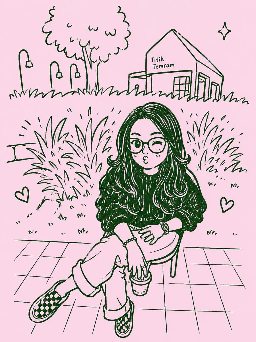 Kawaii Monochrome Doodle Transformation (1/2)