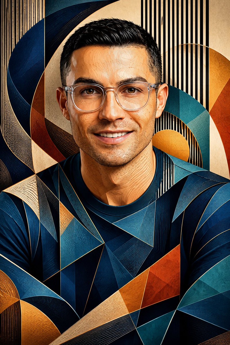 Retrato de Contorno Cubista (1/2)