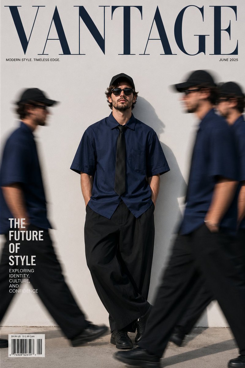 Editorial Mode Streetwear Ultra-Realistis