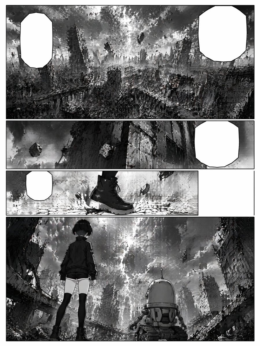 Ruined Sci-Fi Manga Page (1/3)