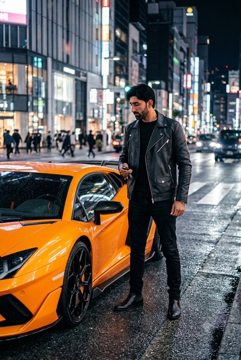 Scena Notturna Cinematografica Lamborghini