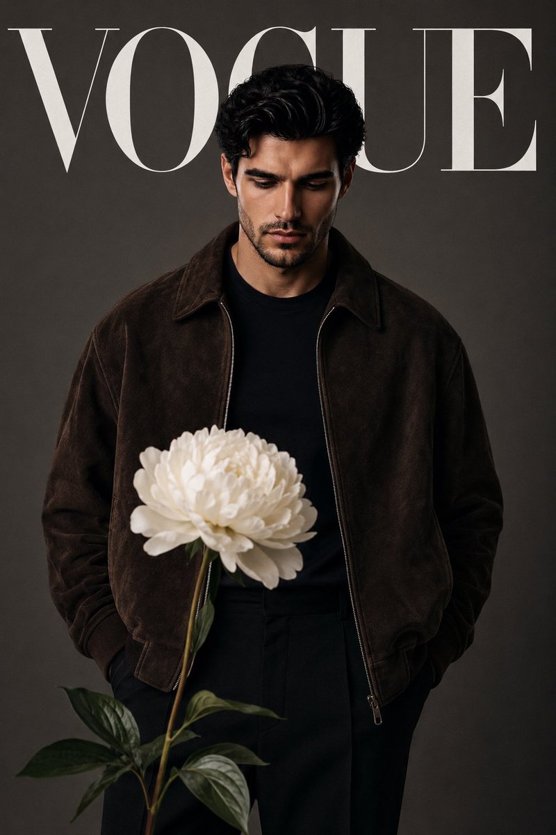 Capa de Revista de Moda de Luxo