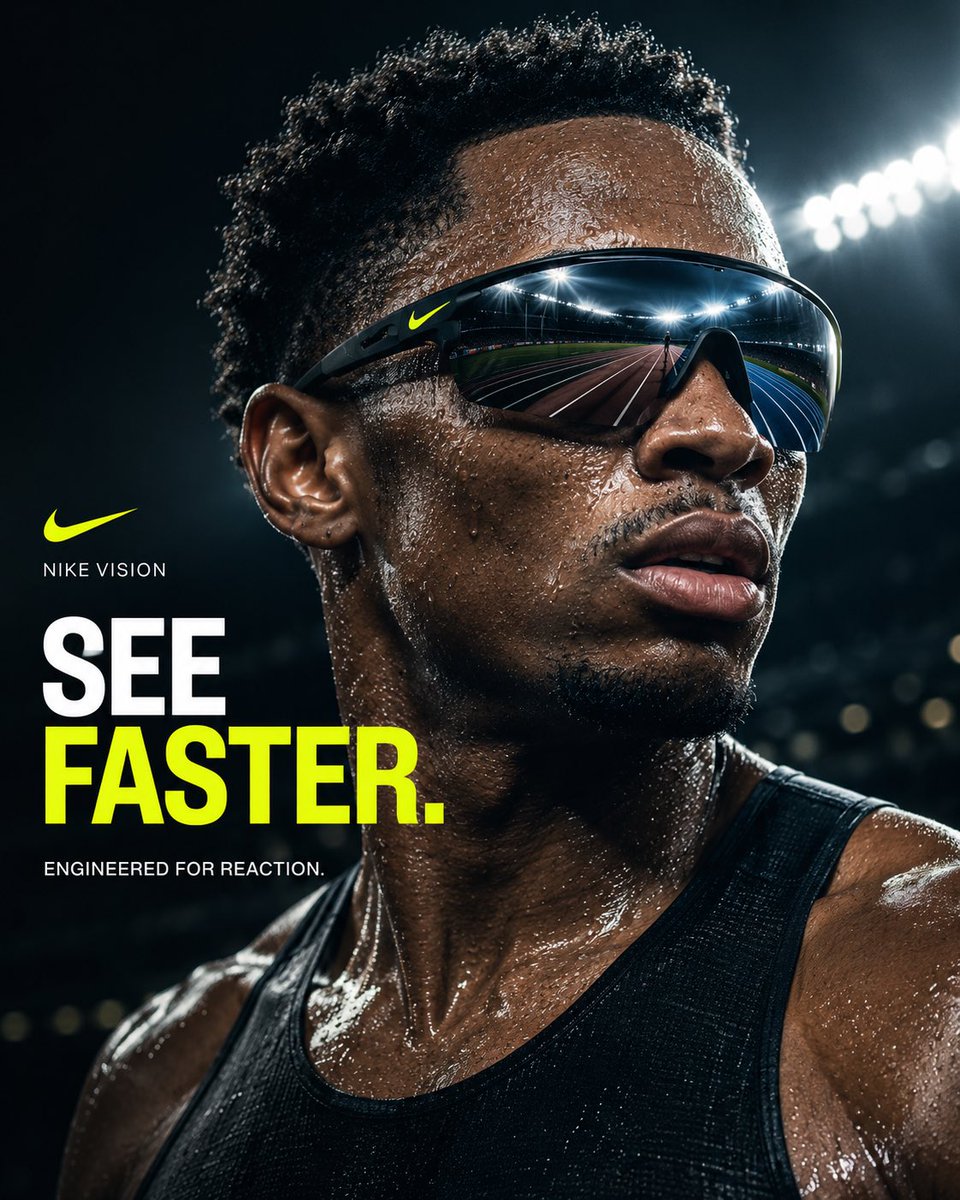 Nike Vision Sportkampagnen Poster