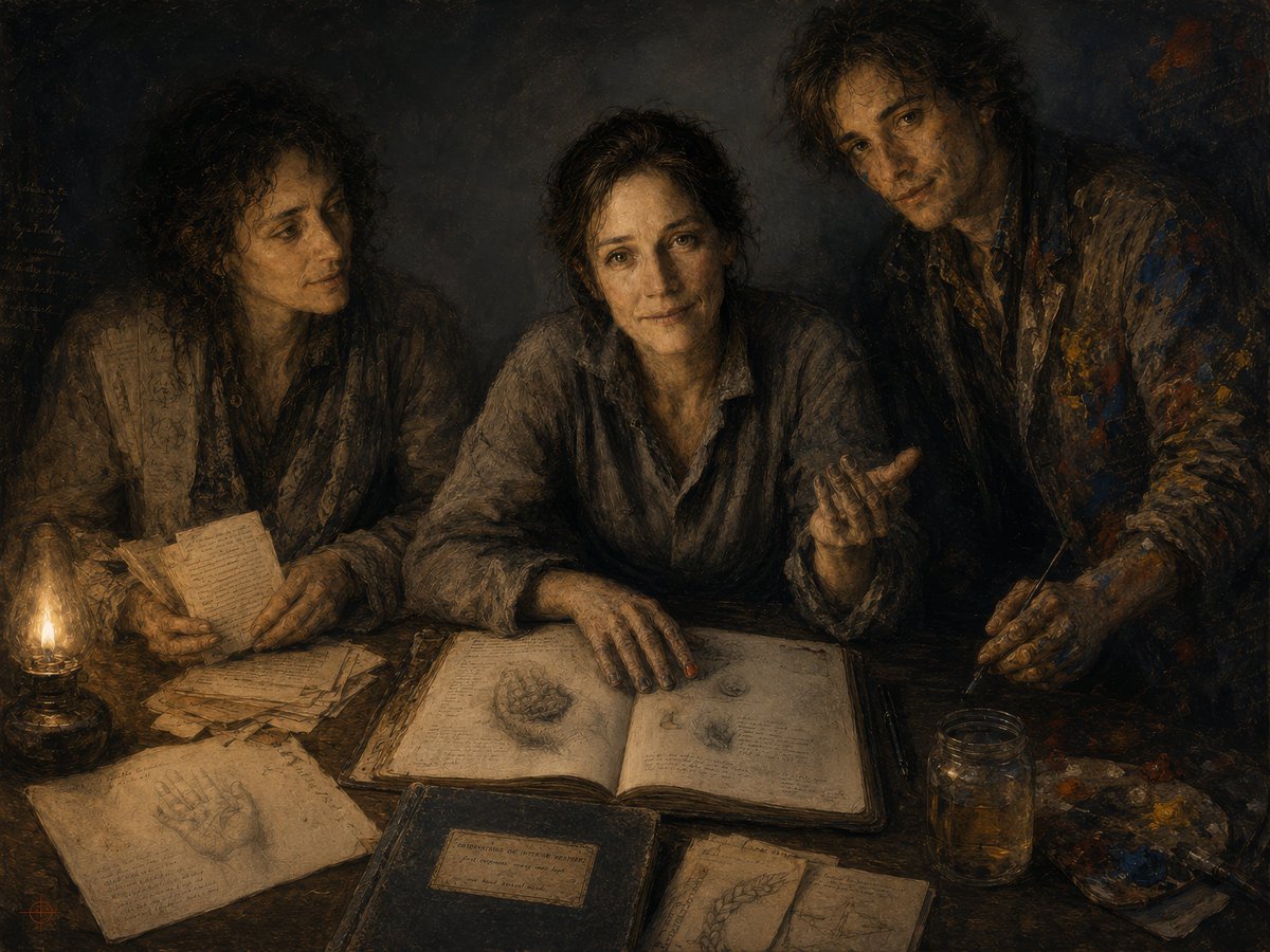 Candlelit Old-Master Creative Trio (1/2)