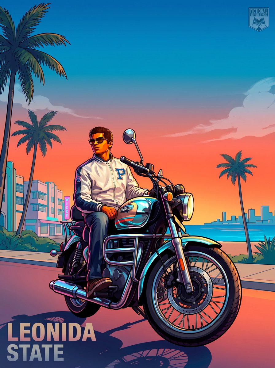 GTA VI Motosiklet Karakter Posteri